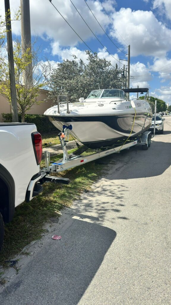 boat towing service