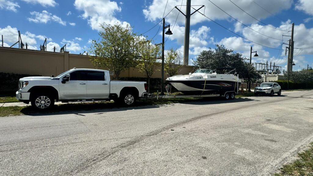 Towing service or the Boat towing service